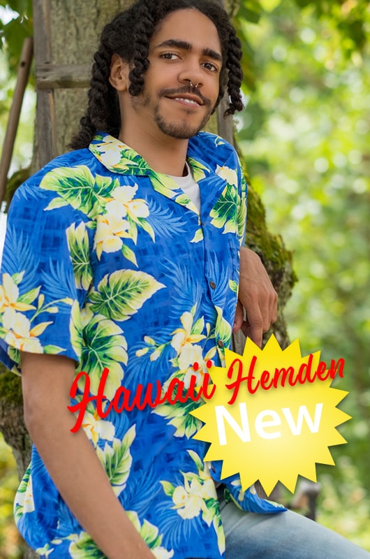 Aloha Hawaii Kurzarm Herrenhemd