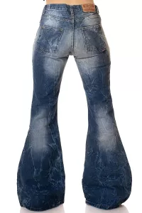 Damen Jeans Schlaghose STAR HIGHWAY W29/L34